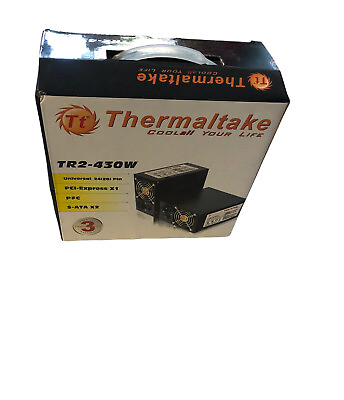 Thermaltake TR2 430W PC Power Supply OPEN BOX W0070 Universal 24 20 Pin $49.99