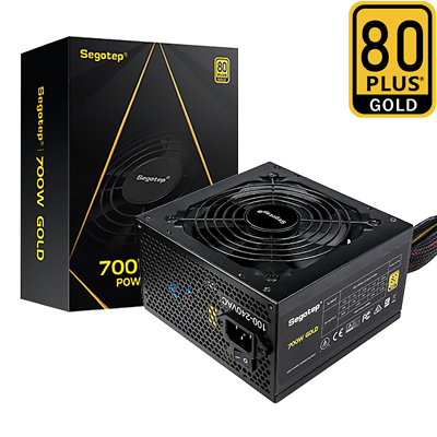 Segotep 700W Computer Gaming Power Supply GP Series 80 Plus Gold Certified PSU $75.99