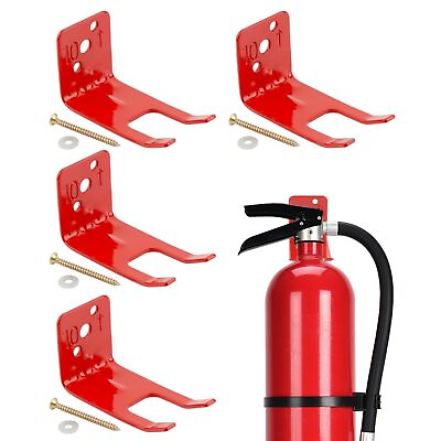 #ad Fire Extinguisher Mount 4Pcs Fire Extinguisher Bracket with Mounting Accesso... $20.91