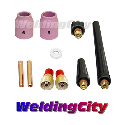 #ad WeldingCity® 10 pcs Gas Lens Kit 1 8quot; TIG Welding Torch 9 20 25 T41 US Seller $12.99
