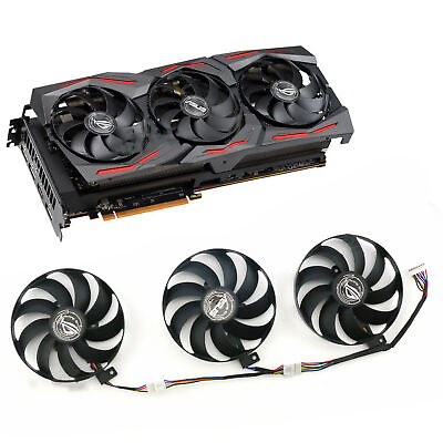 For ASUS ROG RTX2060 2070S 2080ti RX5700XT GPU Cooler Fan Cooling 12V T129215SU $36.37