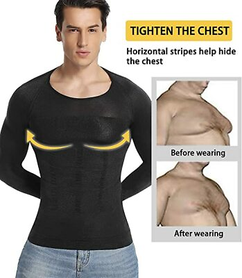#ad Ultra Lift Body Mens Slimming Shaper Under Shapewear Belly Compression Shirts US $14.79