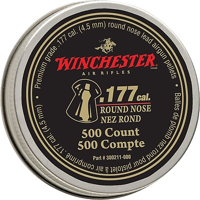 #ad Daisy 987416446 Winchester Pointed .177 Caliber Pellets 500 Count $12.63