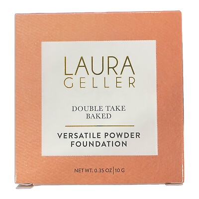 #ad LAURA GELLER Baked Double Take Versatile Powder Foundation 0.35oz Choose Shade $22.99
