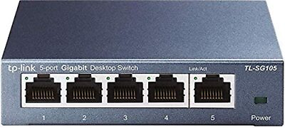 #ad TP Link5 Port Ethernet Network Switch Unmanaged TL SG105 Refurbished $12.99