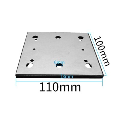 #ad Backing Pad 100*110mm 6 Holes Replacement Square Polishing Disc Sander Pad $9.42