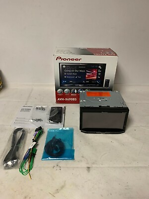 Pioneer AVH X490BS 7quot; Double Din Bluetooth In Dash DVD CD FM Car Stereo Receiver $299.99