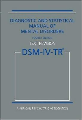 #ad Diagnostic statistical manual of mental disorders: DSM IV TR $6.24