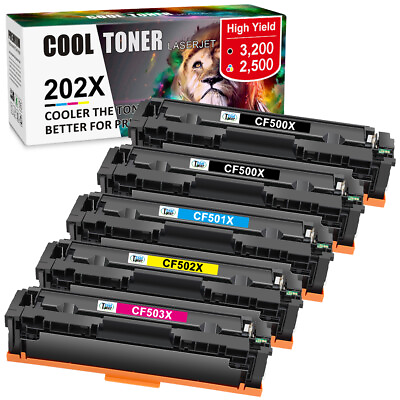 #ad CF500A CF500X 202X For HP 202A Toner Color LaserJet Pro M281fdw M281cdw M254dw $59.98