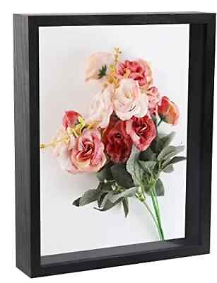 #ad 8x10 Shadow Box Picture Frame in Black Set 1 Pack Shadow Box Frame 8x10 Black... $15.99