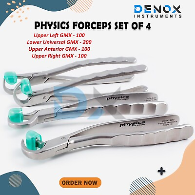 #ad Dental Extraction Physics Forceps Standard Series Set of 4 Pcs 40 Free Bumper CE $139.00