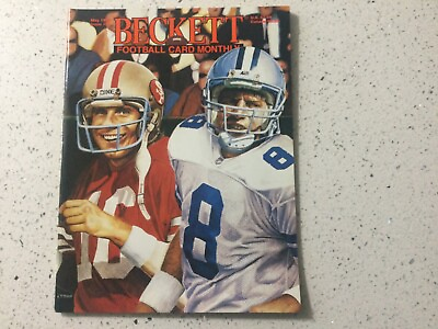 #ad 1994 May Beckett Football Card Magazine Issue #50 Aikman Montana Namath $5.99