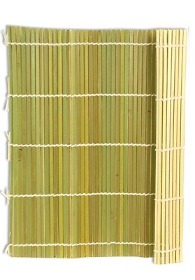 #ad Japanese Natural Flat Bamboo Sticks Sushi Roll Roller Mat 9.5quot; Sq Made in Japan $7.95
