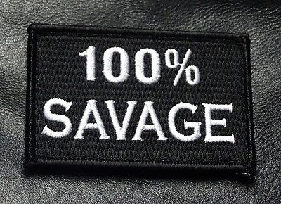 #ad SAVAGE 100% TACTICAL MORALE MILSPEC HOOK PATCH BY MILTACUSA $6.99