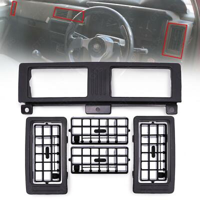 #ad 7 Pcs Air Vent Ventilator Frame Black For Nissan Navara D21 Hardbody Pickup 86 9 $49.95