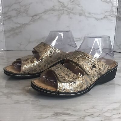 #ad Finn comfort ladies Sansibar Sand Fleur Leather Sandals shoes size 7.5 $39.95