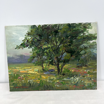 #ad Original Artwork Study 9”x12” Oil On Canvas Panel Wolf Prairie Tadeusz Seidel $49.99