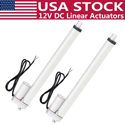 #ad 2PCS 1500N 330lbs 18quot; Stroke 12V DC Linear Actuator for Auto RV Home Application $116.99