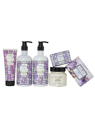 #ad Beekman 1802 Goat Milk 6 piece Bath amp; Body Collection Lilac Dream New Sealed $66.00