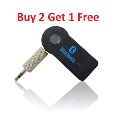 #ad Wireless Bluetooth 3.5mm AUX Audio Stereo Music Car Receiver Adapter A2DP $4.75