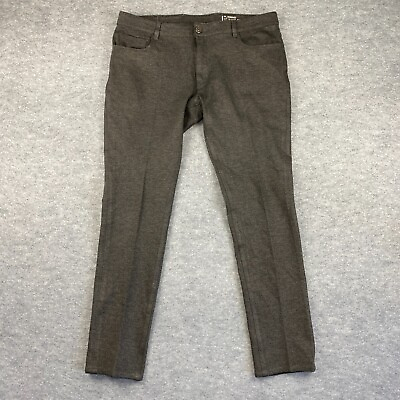 #ad PT Torino Pants Mens 36 Stretch Pants Jazz Gray Chino 5 Pockets Denim $58.88