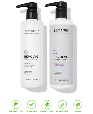 #ad Zenagen Revolve Shampoo Treatment Women amp; Thickening Conditioner 16oz DUO $99.99
