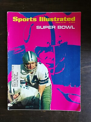 #ad Sports Illustrated January 18 1971 Craig Morton Dallas Cowboys Superbowl V 1223 $6.29