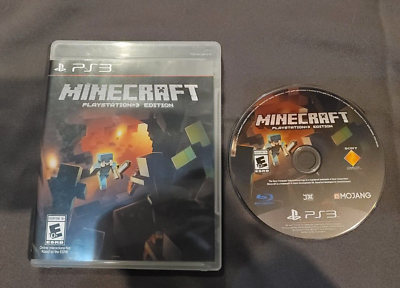 #ad Minecraft for Sony Playstation 3 PS3 With Case In Great Shape $16.49