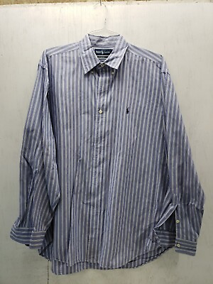 #ad Ralph Lauren Blake Mens Button Down Shirt Long Sleeve Size XL $19.00