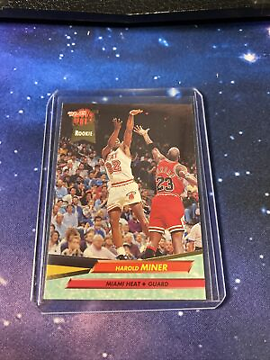 #ad 1992 93 Fleer Ultra Guarded by Michael Jordan #293 Harold Miner Michael... $3.63