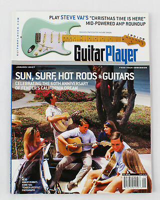 #ad Magazine Guitar Player January 2007 Vol 41 No 1 Newbay Media Fender Surf Green $10.00