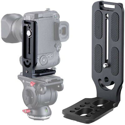 #ad Camera L Bracket Vertical Horizontal Switching Tripod Head Quick Release Plate h $15.38