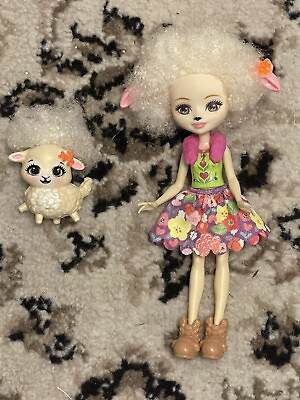 #ad Enchantimals Lorna Lamb Doll And Toy Pet Fashion Baby $8.99
