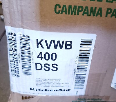 #ad KitchenAid KVWB400DSS 30quot; Stainless Wall Chimney Range Hood DENTED #126 $399.99