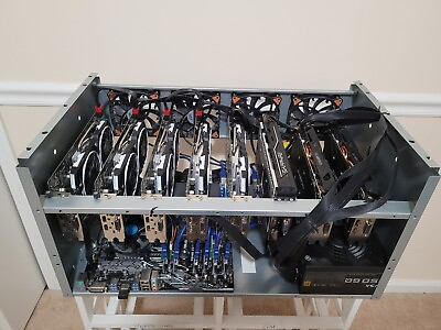 #ad Complete Crypto Mining Rig With 8 RX 580 GPUs $1499.00