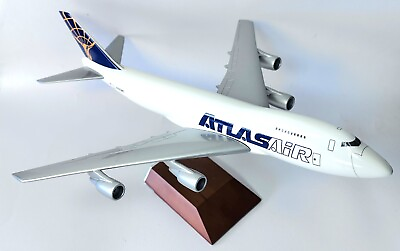 #ad Boeing 747 200 Atlas Air USA Premium Collectors Model Scale 1:200 N747MC GBP 159.99
