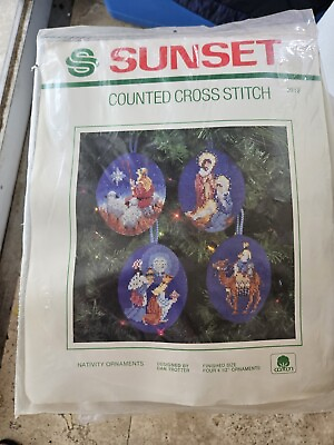 #ad Sunset Cross Stitch $15.00