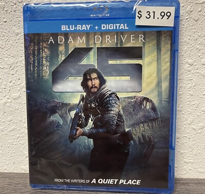 #ad 65 Blu ray Digital Code 2023 New Sealed Adam Driver $14.40