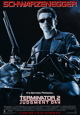 #ad Terminator 2 Judgment Day 1991 Movie Poster 50x70cm 24x36in 27x40in #276 $19.99