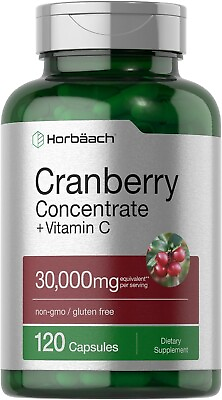 #ad Cranberry Concentrate Extract Pills Vitamin C 30000Mg 120 Capsules $13.99