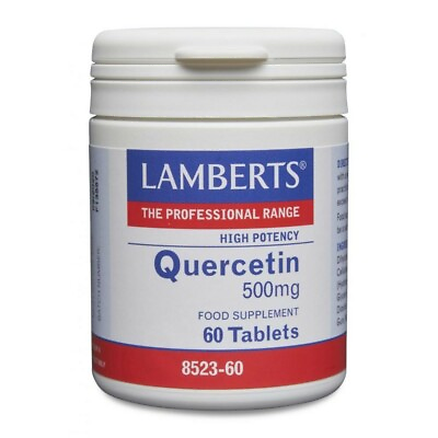 #ad Lamberts Quercetin 500mg Tablets 60 BBE 03 2025 $45.04