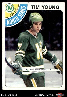 #ad 1978 Topps #138 Tim Young North Stars 4 VG EX $0.99