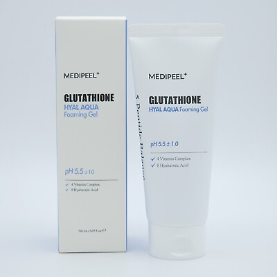 #ad MEDI PEEL Glutathione Hyal Aqua Foaming Gel 150ml Moisture Cleanser K Beauty $24.98