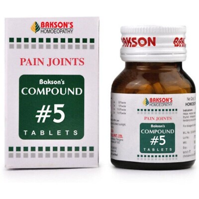 #ad Bakson Compound No 5 Pain Joints 100tab WITH FREE SHIPPING Pack of 2 $24.77