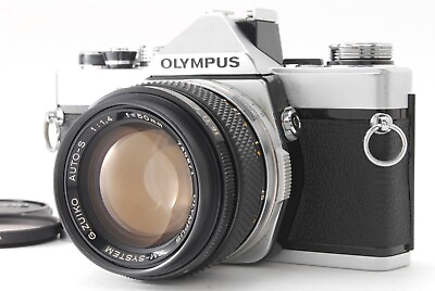 #ad OLYMPUS OM 1 Silver 35mm Film Camera G.Zuiko Auto S 50mm f 1.4 Lens From JP #255 $192.00