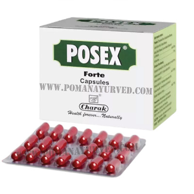 #ad Charak Posex Forte Capsule For Unisex Pack Of 20 Capsules $10.79