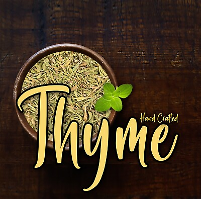#ad Bulk Thyme Organic Thyme Leaves 4 oz Dried Thymus Vulgaris Apothecary USA $10.94