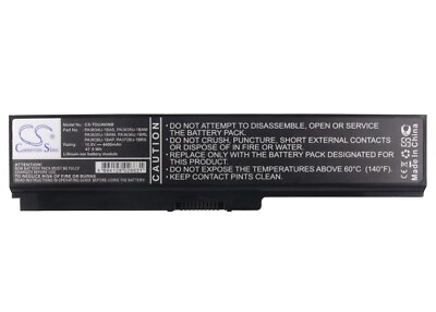 #ad Replacement Battery for Toshiba 10.8v 4400mAh 47.52Wh Laptop Battery $64.35