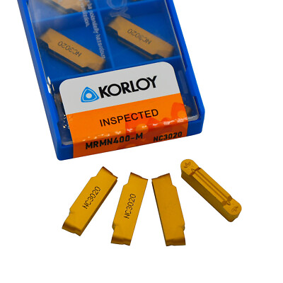 #ad 10Pcs Korloy MRMN400 M NC3020 Carbide Inserts For Steel processing $13.90