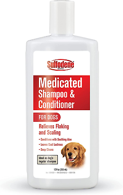 #ad Sulfodene Medicated Shampoo amp; Conditioner for Dogs 12OzWhite $24.08